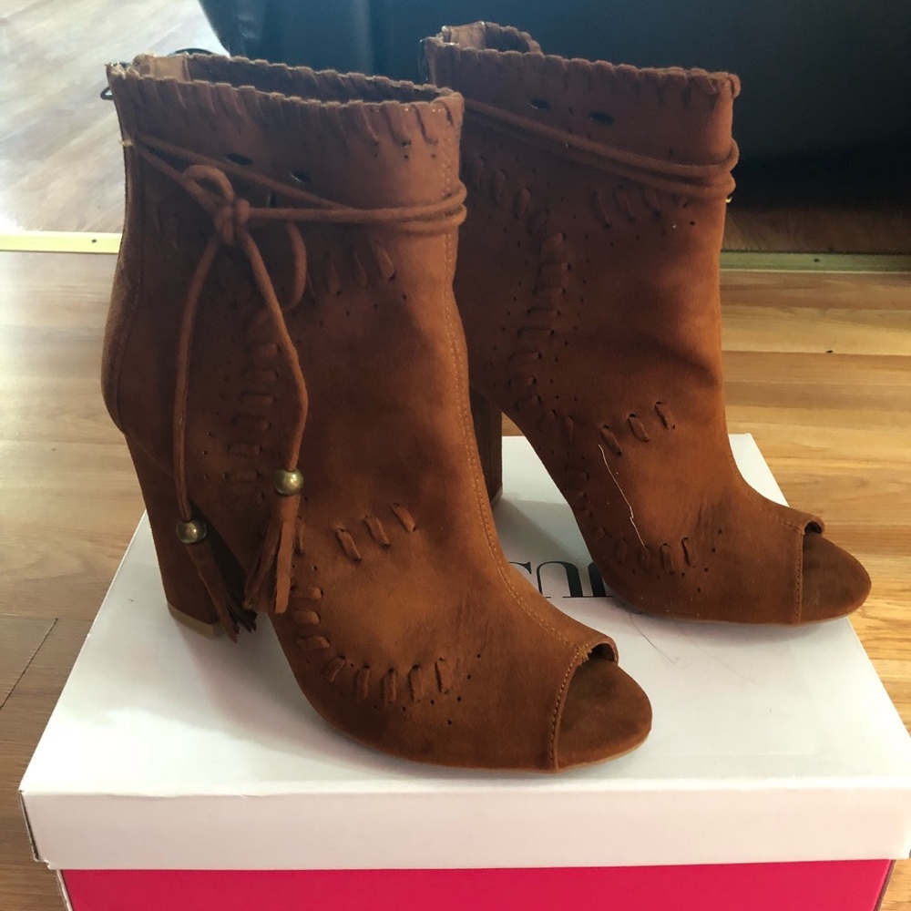 Suede Booties - Picture 2 of 4